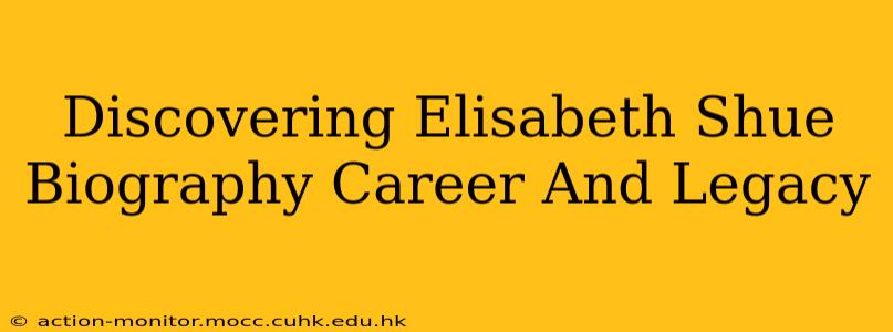 Discovering Elisabeth Shue Biography Career And Legacy