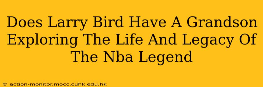Does Larry Bird Have A Grandson Exploring The Life And Legacy Of The Nba Legend