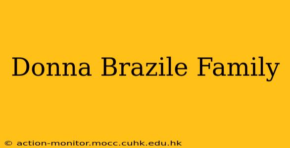 Donna Brazile Family