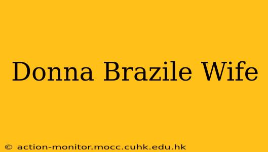 Donna Brazile Wife