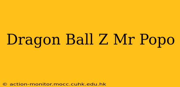 Dragon Ball Z Mr Popo