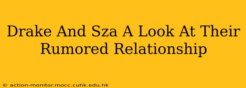 Drake And Sza A Look At Their Rumored Relationship
