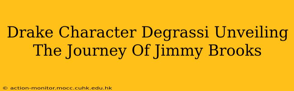 Drake Character Degrassi Unveiling The Journey Of Jimmy Brooks