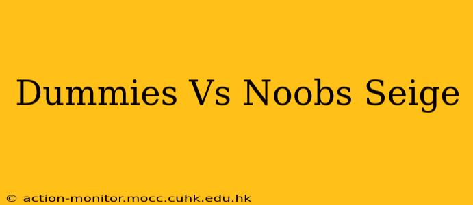 Dummies Vs Noobs Seige