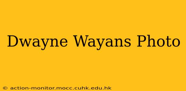 Dwayne Wayans Photo