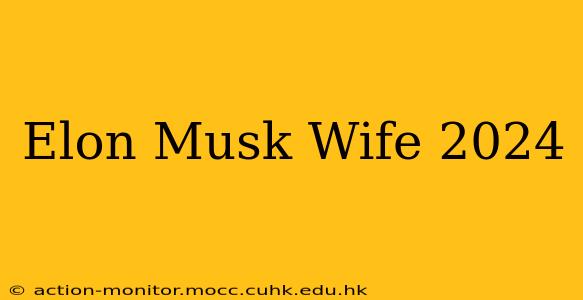 Elon Musk Wife 2024