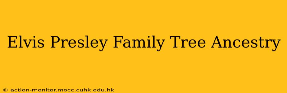Elvis Presley Family Tree Ancestry