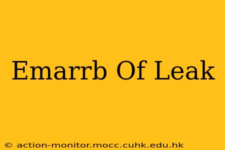 Emarrb Of Leak