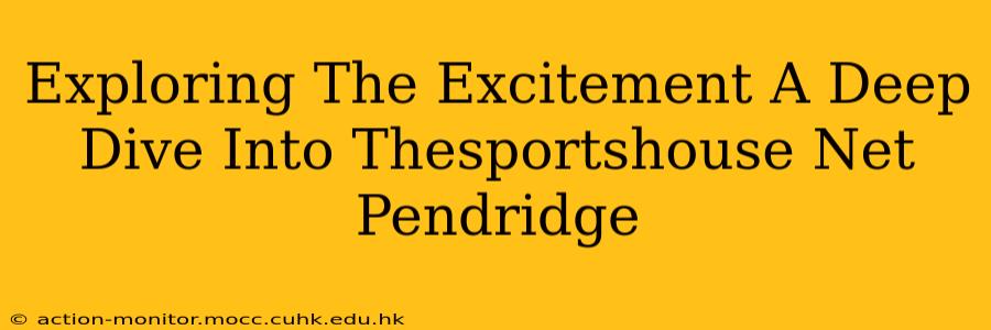 Exploring The Excitement A Deep Dive Into Thesportshouse Net Pendridge