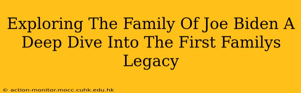 Exploring The Family Of Joe Biden A Deep Dive Into The First Familys Legacy