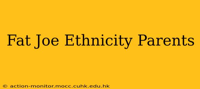 Fat Joe Ethnicity Parents
