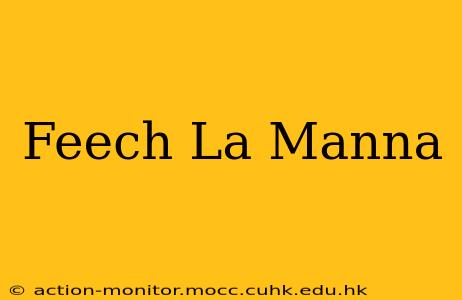 Feech La Manna
