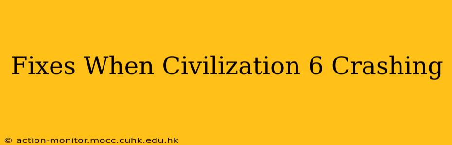 Fixes When Civilization 6 Crashing