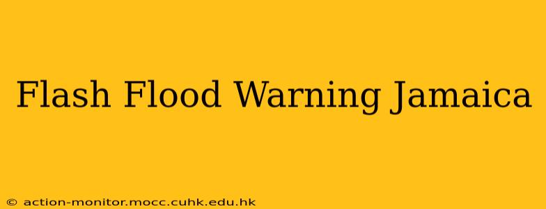 Flash Flood Warning Jamaica