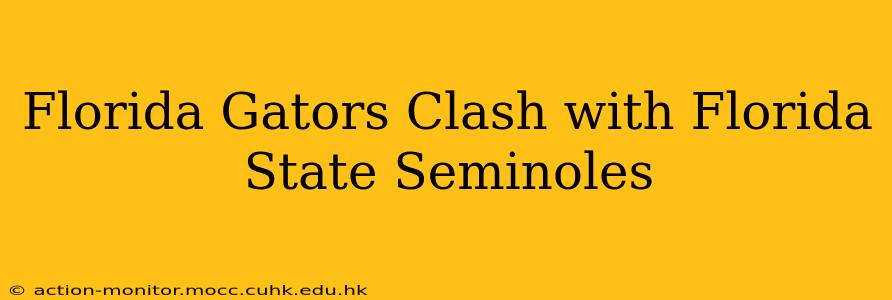 Florida Gators Clash with Florida State Seminoles