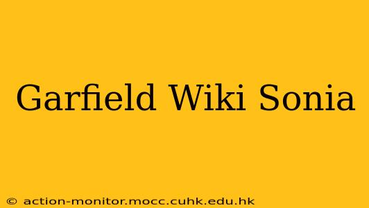 Garfield Wiki Sonia