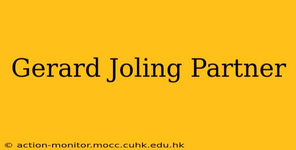 Gerard Joling Partner