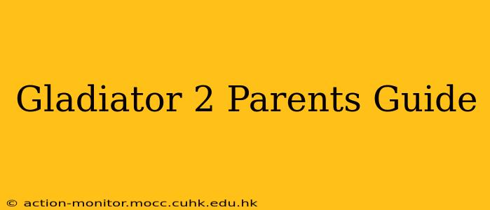 Gladiator 2 Parents Guide