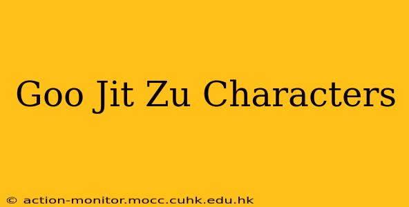 Goo Jit Zu Characters