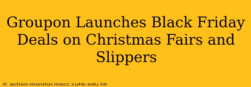 Groupon Launches Black Friday Deals on Christmas Fairs and Slippers