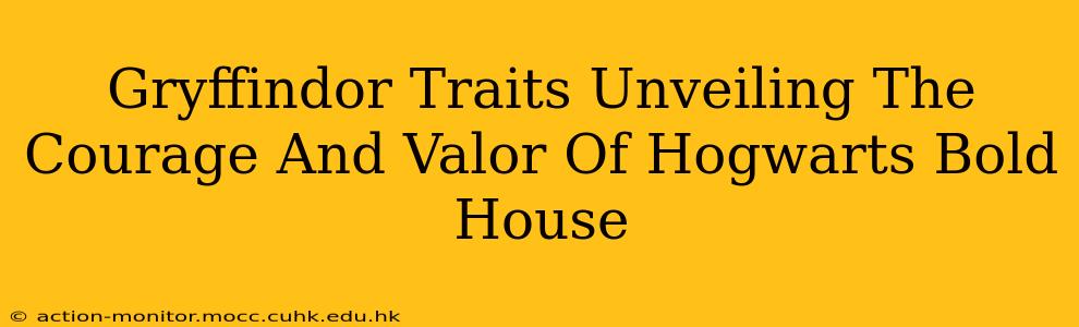 Gryffindor Traits Unveiling The Courage And Valor Of Hogwarts Bold House