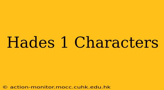 Hades 1 Characters