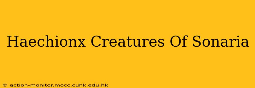 Haechionx Creatures Of Sonaria