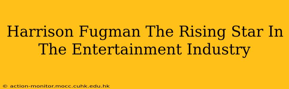 Harrison Fugman The Rising Star In The Entertainment Industry