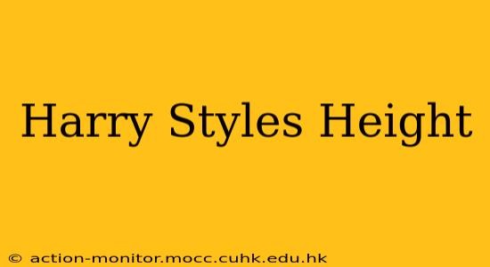 Harry Styles Height