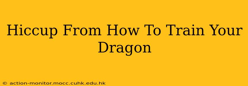 Hiccup From How To Train Your Dragon