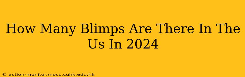 How Many Blimps Are There In The Us In 2024
