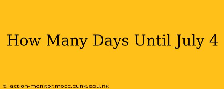 How Many Days Until July 4