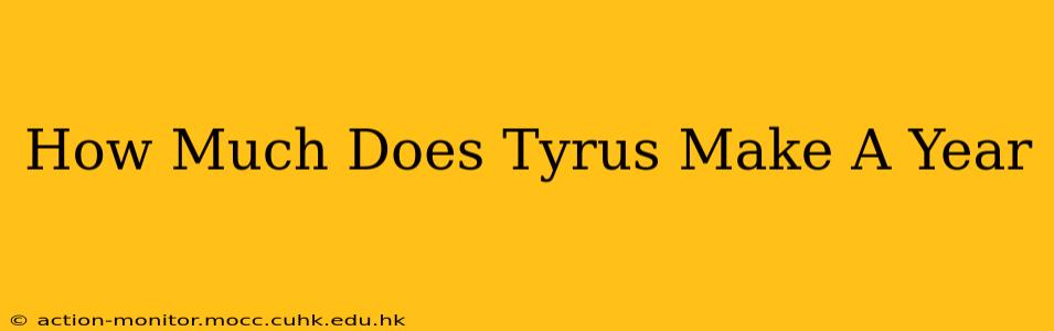 How Much Does Tyrus Make A Year