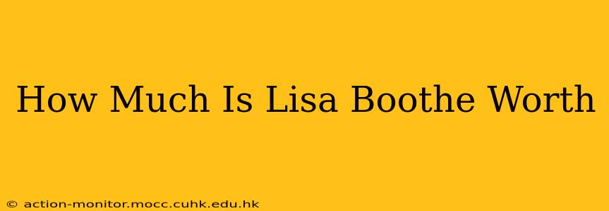 How Much Is Lisa Boothe Worth