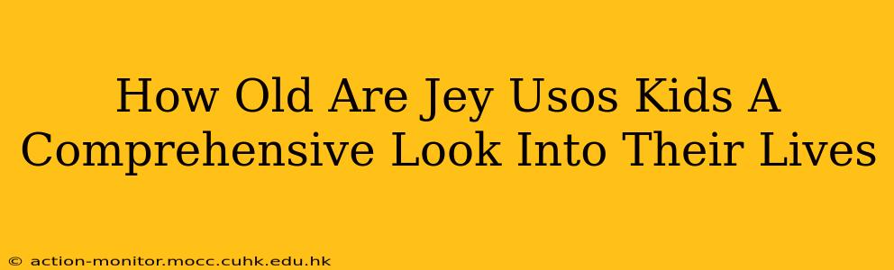 How Old Are Jey Usos Kids A Comprehensive Look Into Their Lives