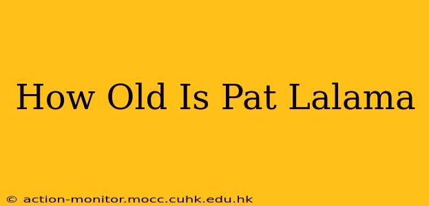 How Old Is Pat Lalama