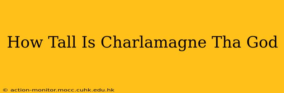 How Tall Is Charlamagne Tha God
