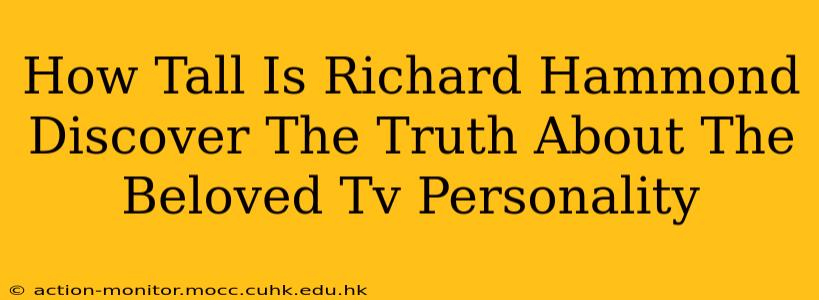 How Tall Is Richard Hammond Discover The Truth About The Beloved Tv Personality