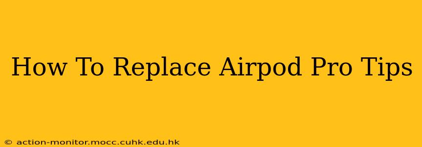 How To Replace Airpod Pro Tips