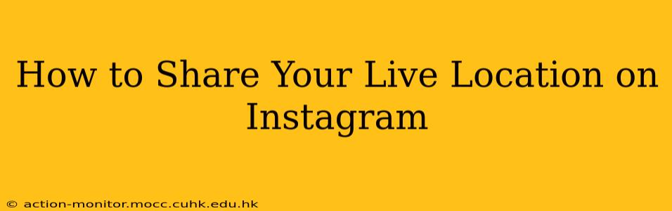 How to Share Your Live Location on Instagram