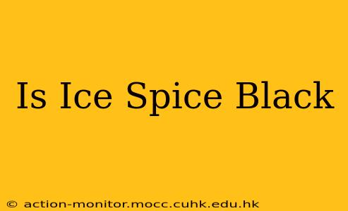 Is Ice Spice Black