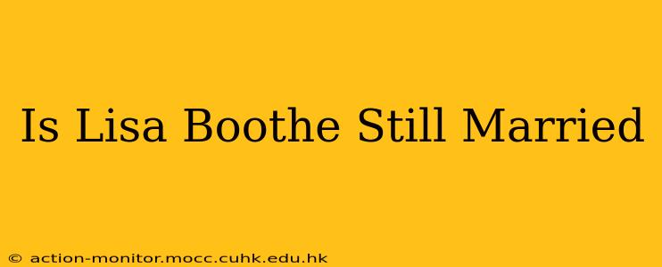 Is Lisa Boothe Still Married