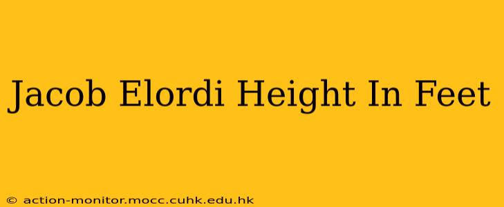Jacob Elordi Height In Feet