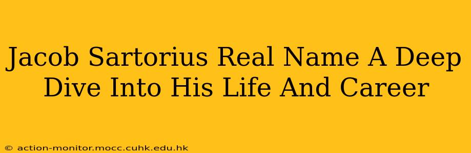 Jacob Sartorius Real Name A Deep Dive Into His Life And Career