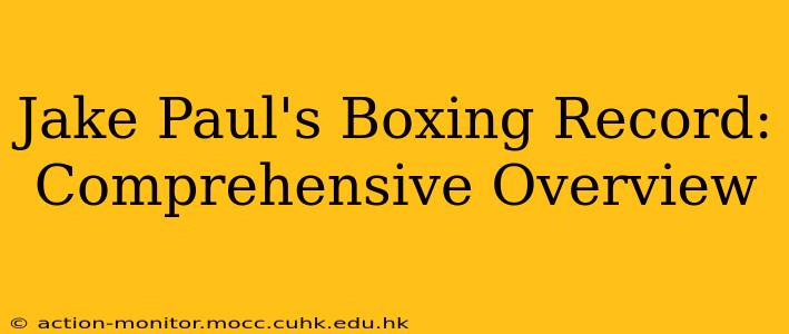 Jake Paul's Boxing Record: Comprehensive Overview