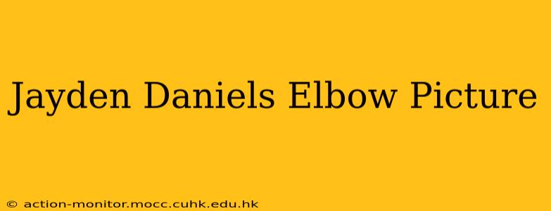 Jayden Daniels Elbow Picture