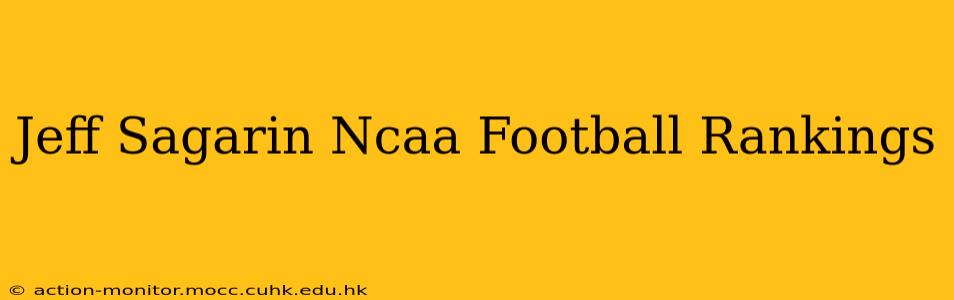 Jeff Sagarin Ncaa Football Rankings