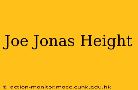 Joe Jonas Height