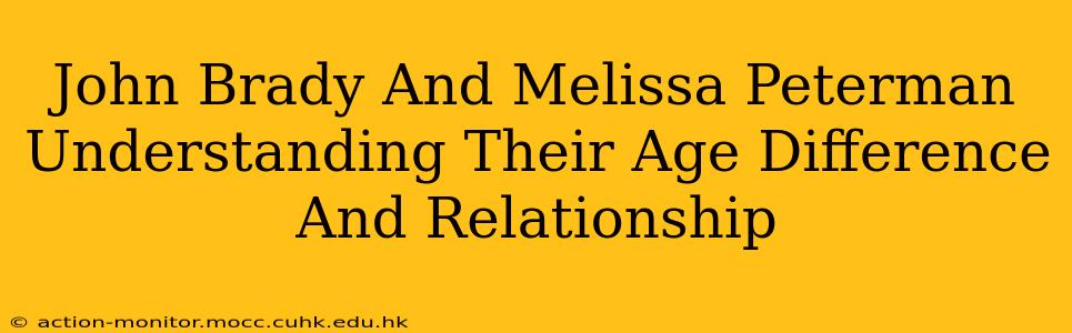 John Brady And Melissa Peterman Understanding Their Age Difference And Relationship