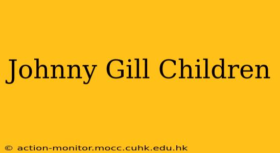 Johnny Gill Children